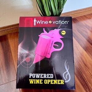 WineOvation Pink Gun Electric Powered Wine Opener